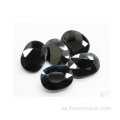 lindo lustre oval natural negro zafiro de zafiro Productos de piedras preciosas